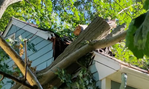 storm damage kathy's house Thumbnail